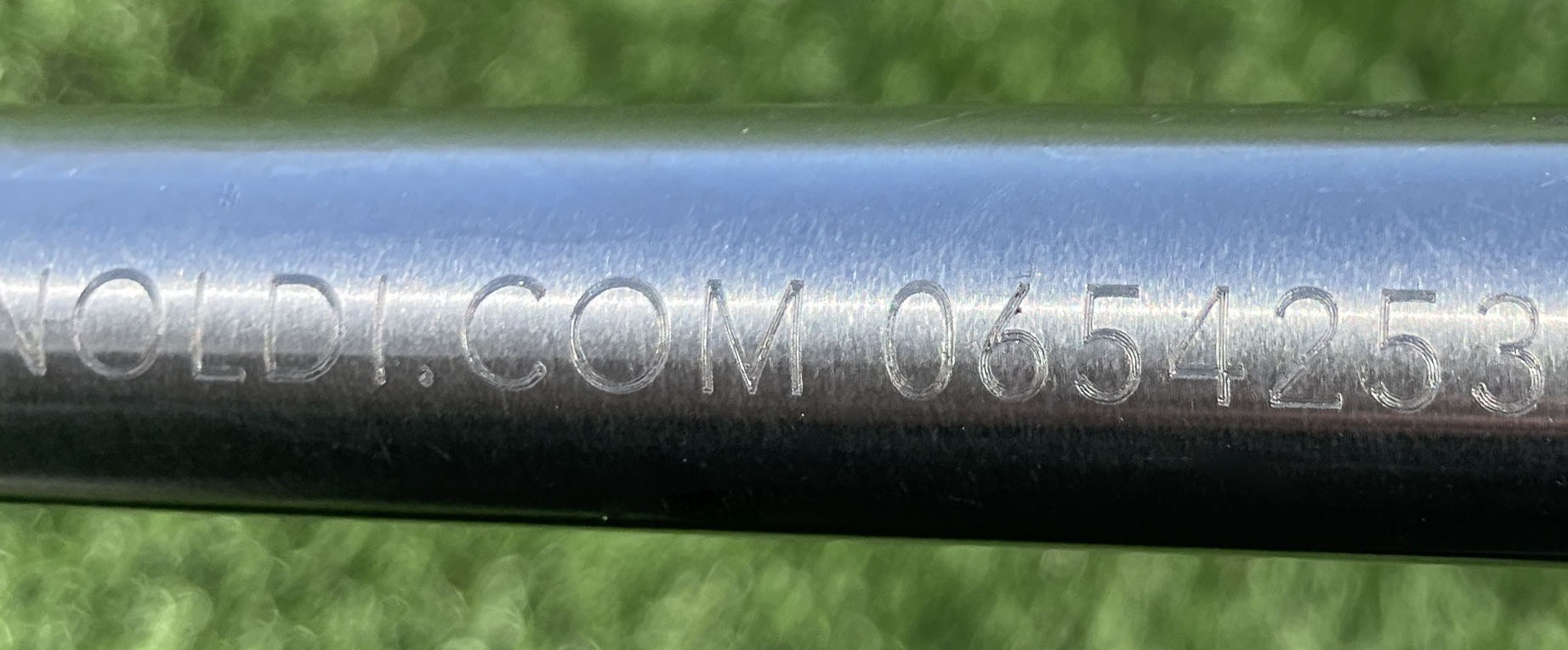 graveer steel cane engraved
